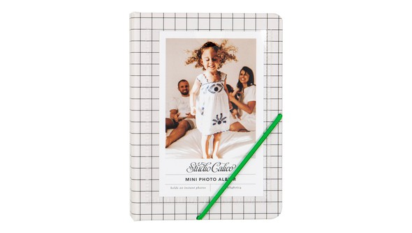 Mini Photo Album - Black Grid gallery