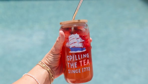 Spilling The Tea Glass Can gallery
