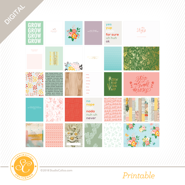 Bookmarked Main Printable Journal Cards gallery