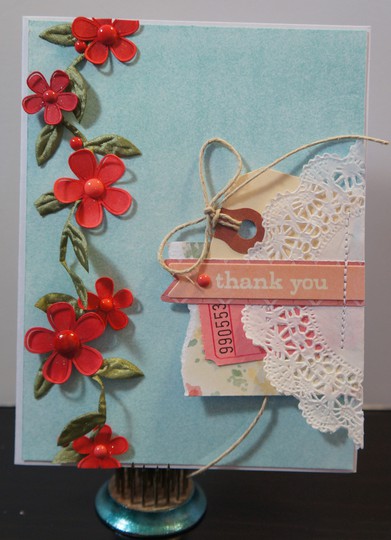 Thank you Floral card