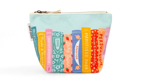Jane Austen Books Canvas Pouch gallery