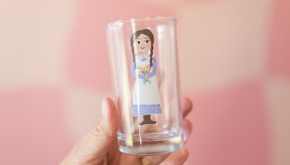 Little House on the Prairie Laura Ingalls Mini Juice Glass gallery