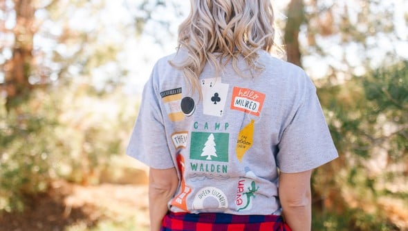 Camp Walden Icons Pippi Tee - Ash gallery