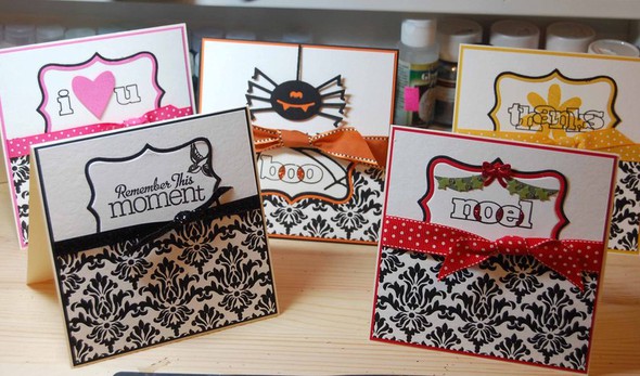 One Design, 5 Cards by sarbear gallery