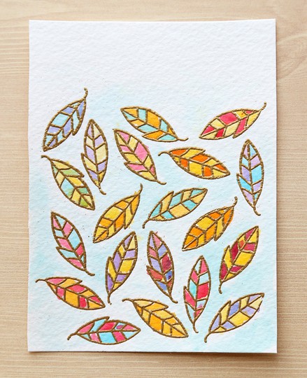 Leaves card