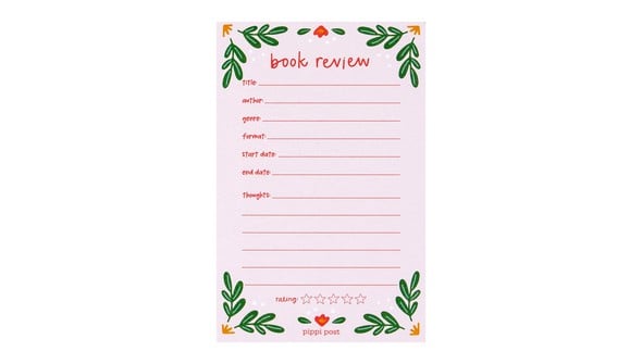 Book Review Notepad gallery