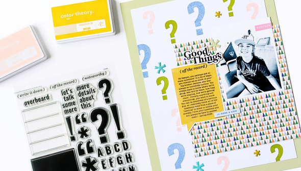 Stamp Set : 6×8 Let's Talk by Goldenwood Co gallery