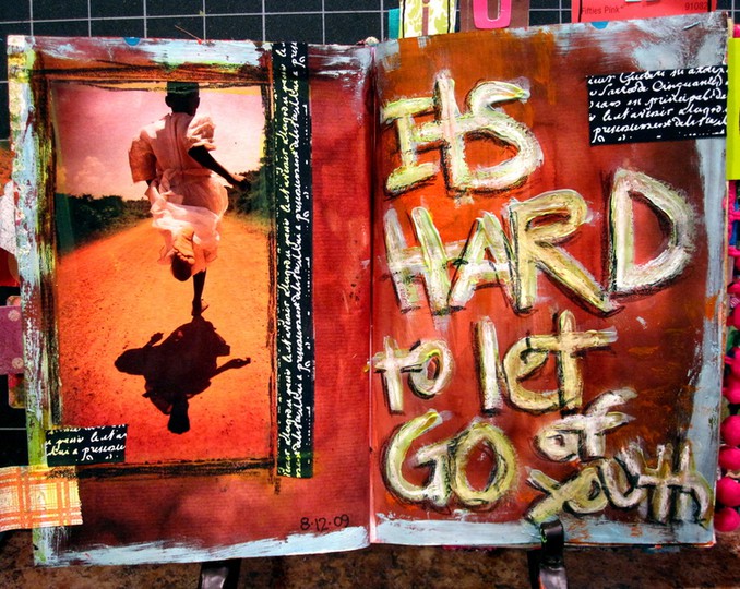 It's Hard to Let Go...(Art Journal)