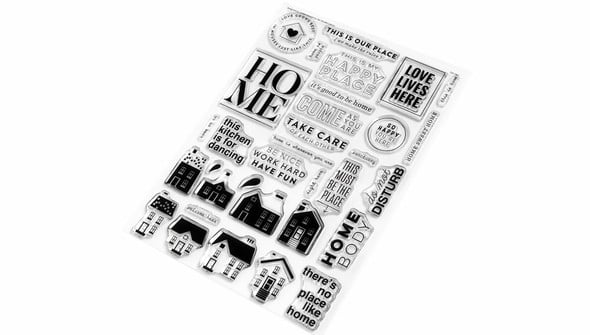 Stamp Set : 6×8 Love Lives Here by Goldenwood Co gallery