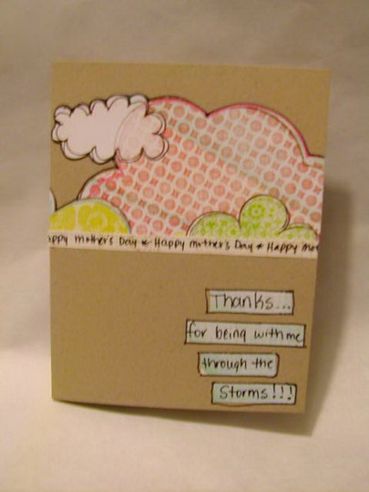 Mother's Day card (blog challenge)