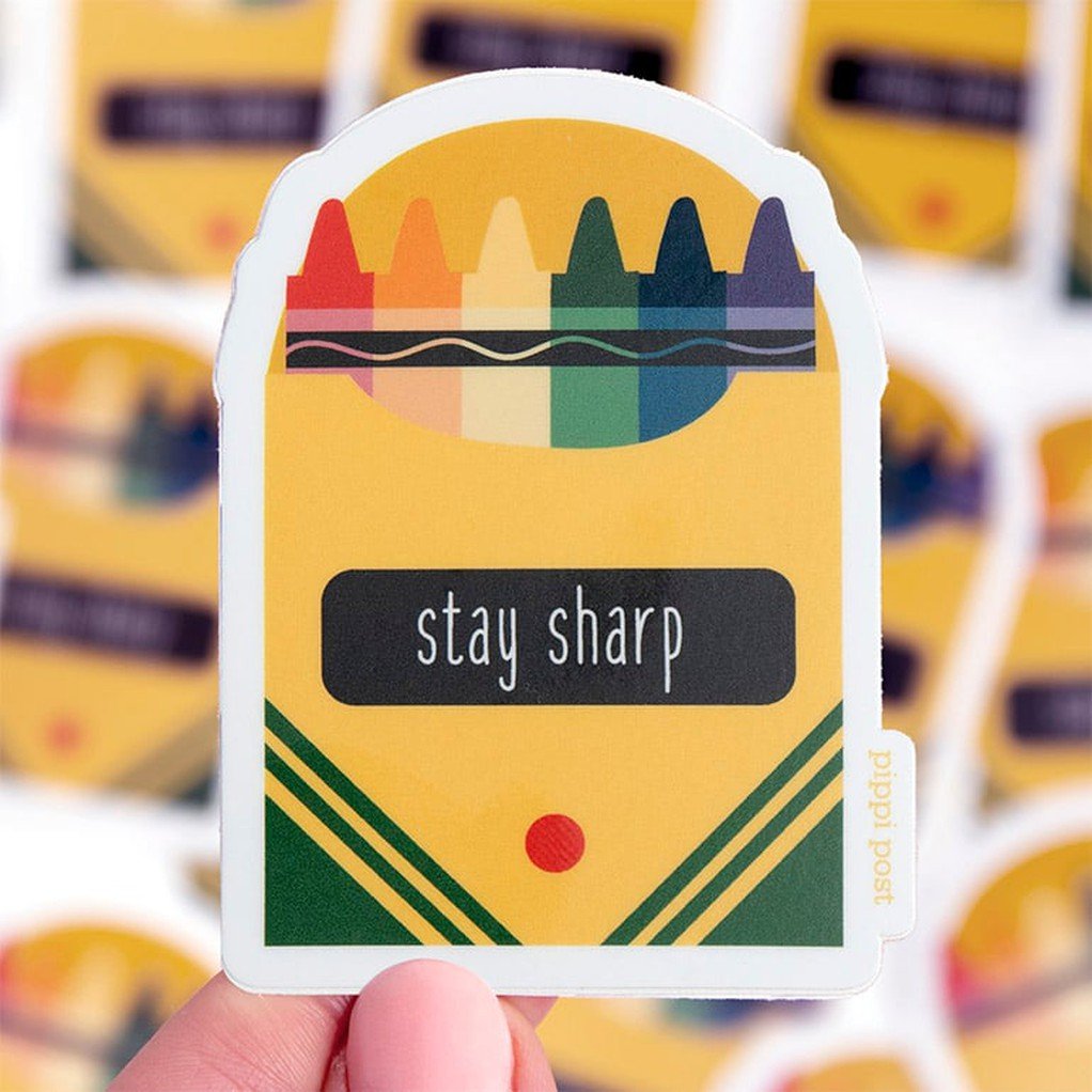 Stay Sharp Sticker item