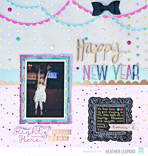 Happy new year by heather leopard american crafts