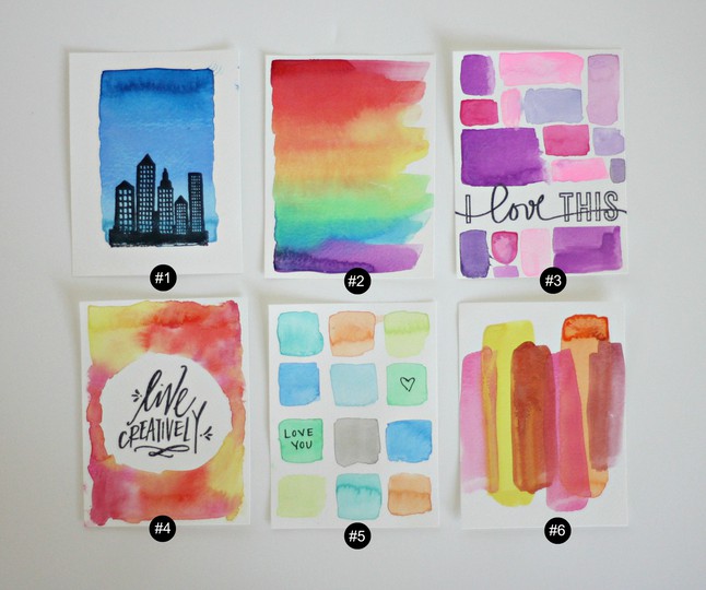 Watercolorcards