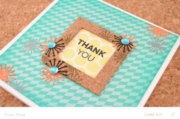 Flower Frame Thank You Card by charimoss gallery