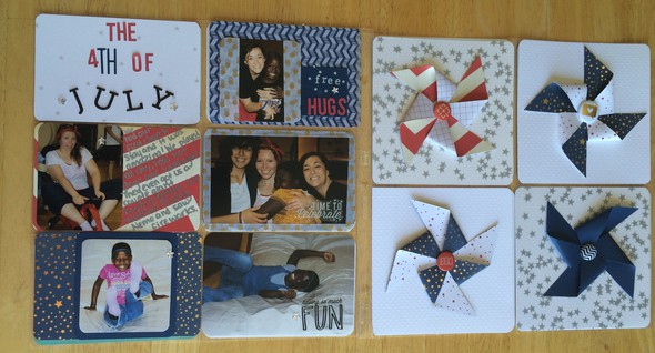 Project Life (July 2012) - The 4th of July Pin Wheels by toribissell gallery