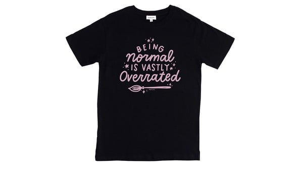 Normal Is Overrated - Pippi Tee - Black gallery