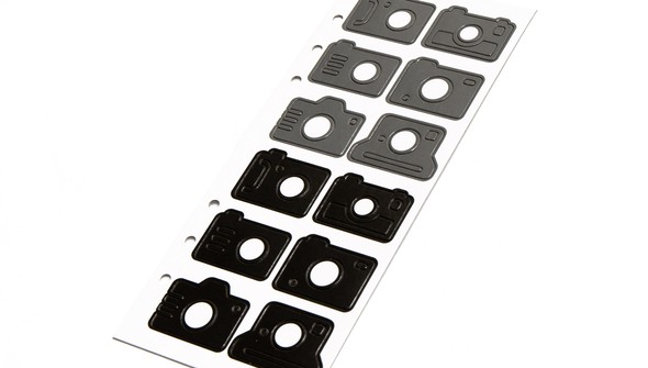 Color Theory Bulk Chipboard Cameras - Inky Black + Clean Slate gallery