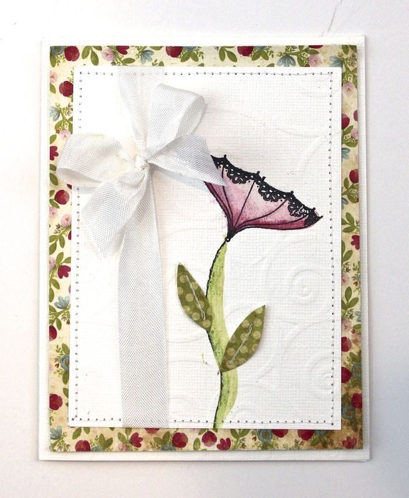 Watercolor floral card by MaryAnnM gallery