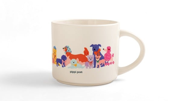 Dapper Dogs Large Ceramic Mug gallery