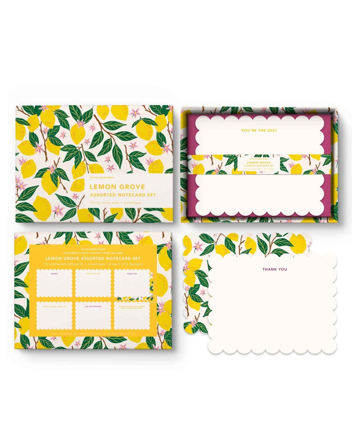 Lemon Grove Assorted Notecard Set item
