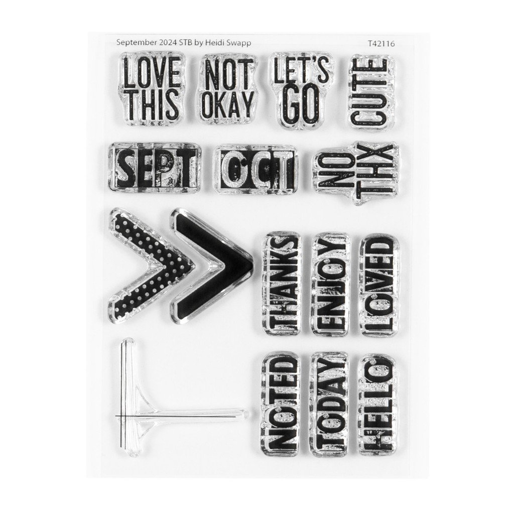 Stamp Set : 3×4 Stop The Blur Stamp September 2024 item