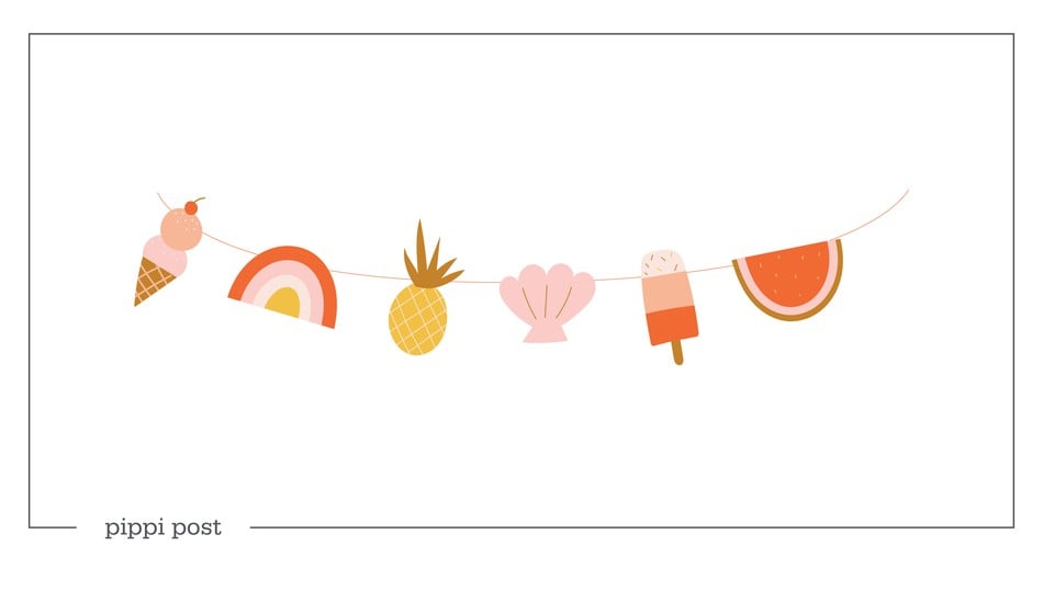 Summer Banner Printable Pippi Post Summer Banner Printable Pippi Post