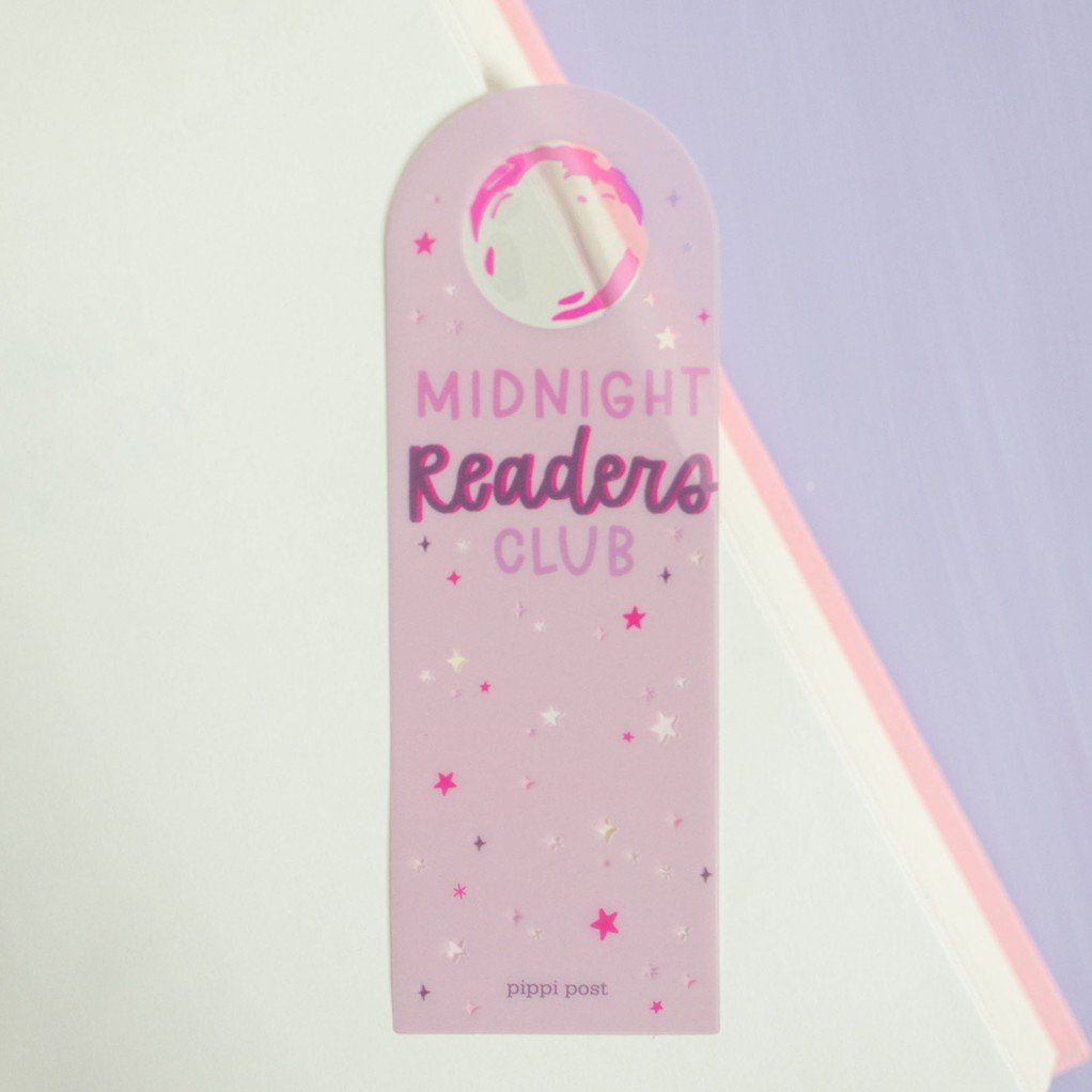 Midnight Readers Club Transparent Bookmark item