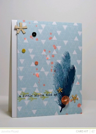 A Little Birdie Feathers *Card Kit Add On Only*