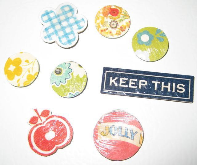 Cute Magnets for Scrap Space