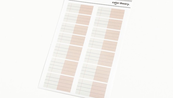 Color Theory Ledger Label Stickers - Peachy Keen gallery