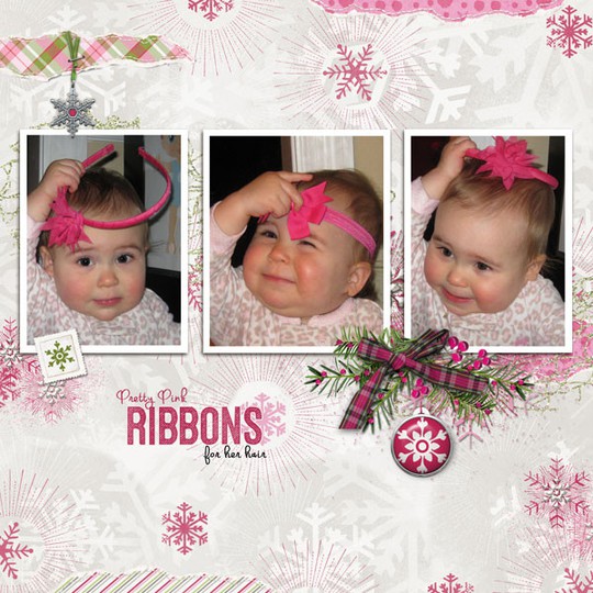 Pretty Pink Ribbons for Her Hair