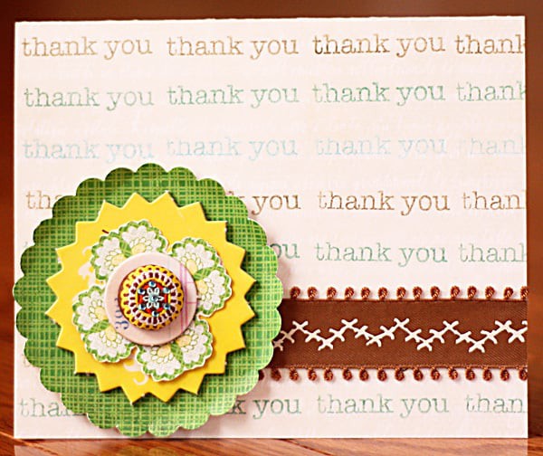 Stamp thank you