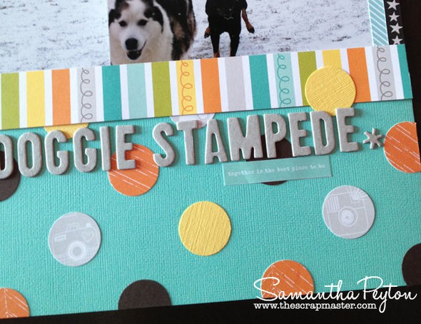 Doggie Stampede for Sunday Sketch 2-16-14 by Thescrapmaster gallery