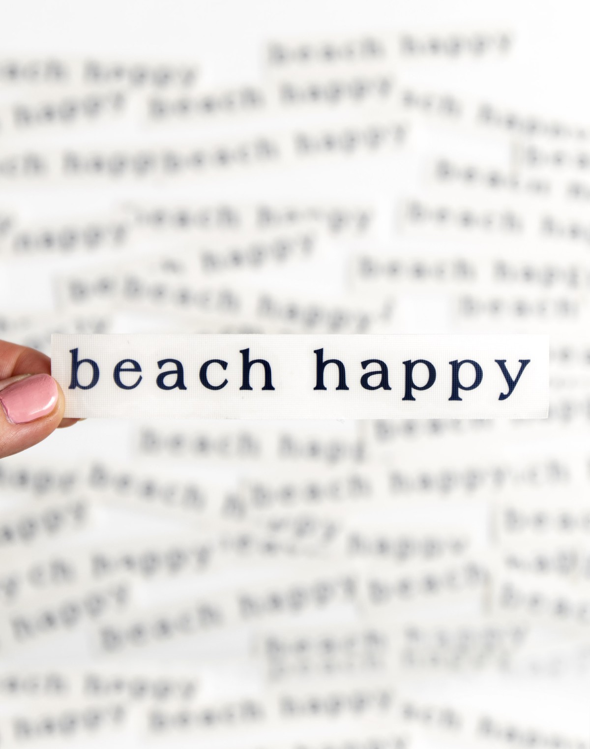 Simple Beach Happy® Sticker item