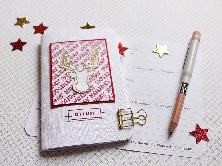 Holiday Gift List Notebook
