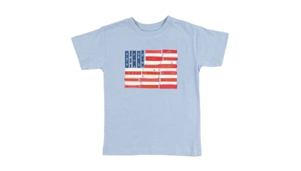 American Flag Books Tee - Hydrangea  gallery