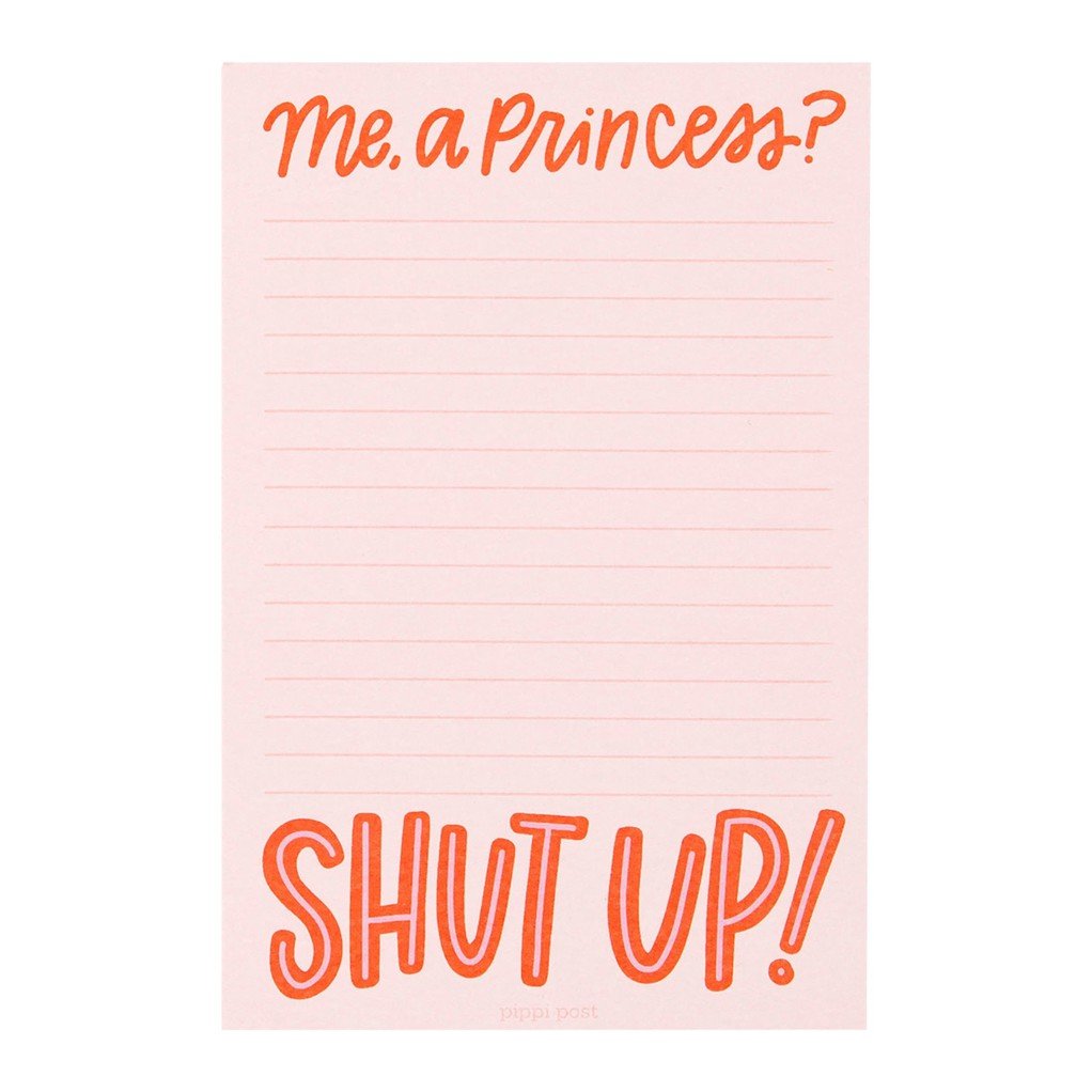 Me, A Princess? Notepad item