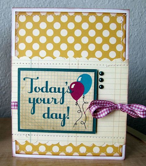 Today's Your Day Birthday Card-Elle's Studio