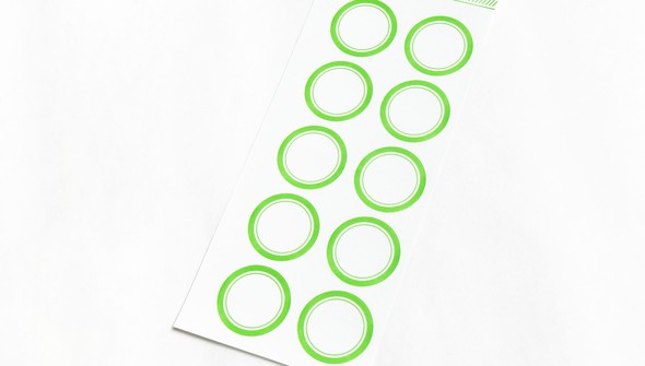 Color Theory Bulk Circle Label Stickers - Fresh Cut gallery