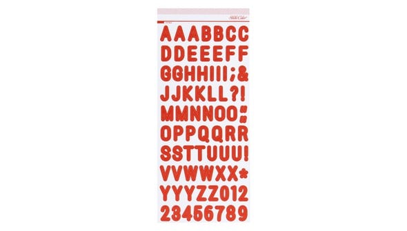 Keep It Real 3×8 Alphabet Sticker Sheet gallery