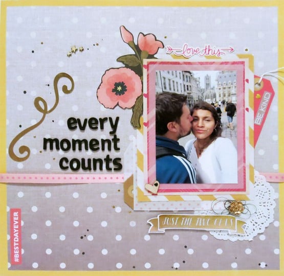 Layout "Every moment counts"