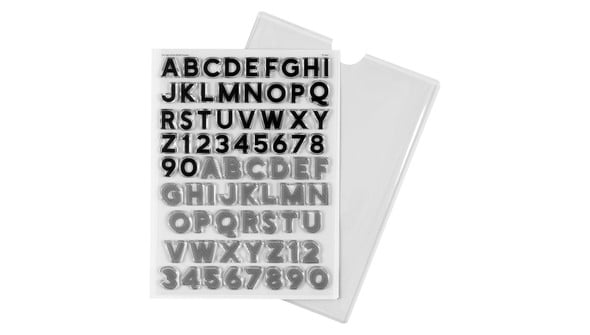 Stamp Set : 6x8 Striped Alpha gallery