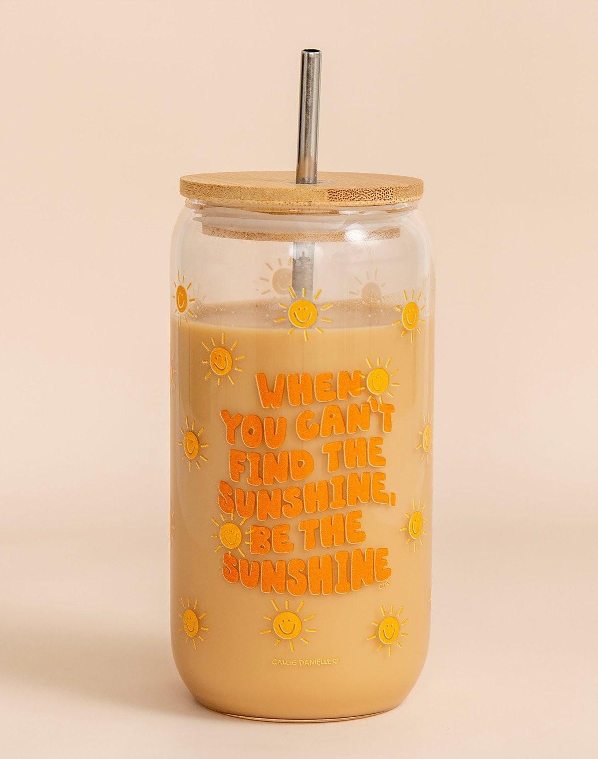 Be the Sunshine Glass Can item