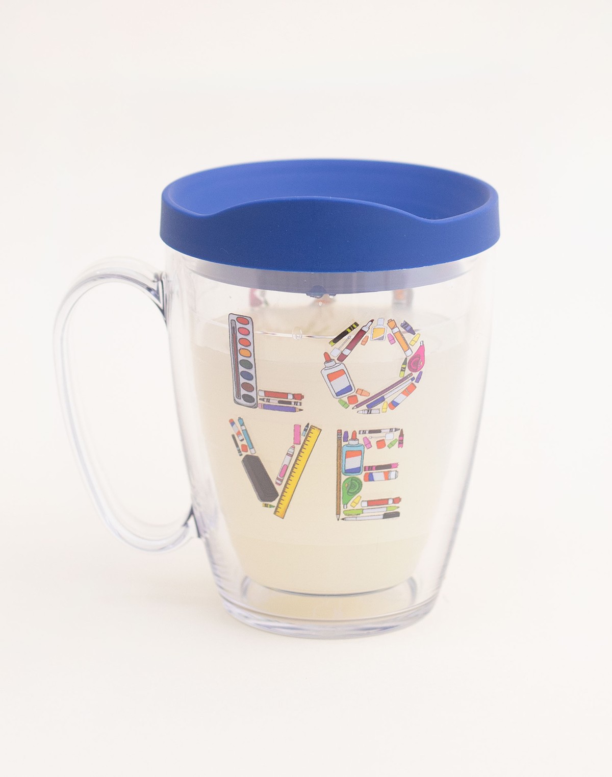 LOVE Teacher Supplies Clear Tervis Mug item