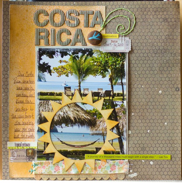 Costa Rica - Travel Layout Challenge by scrapally gallery