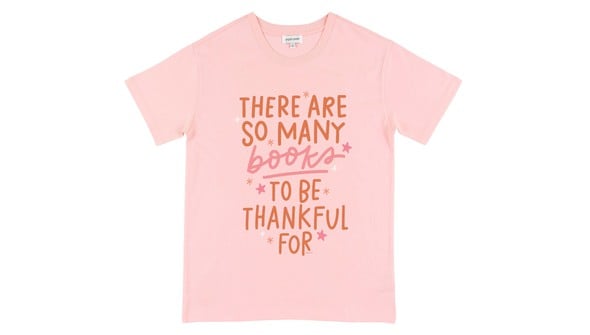 So Many Books To Be Thankful For - Pippi Tee - Blush gallery