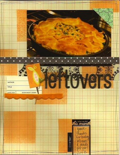 Leftovers - totally inspired by April