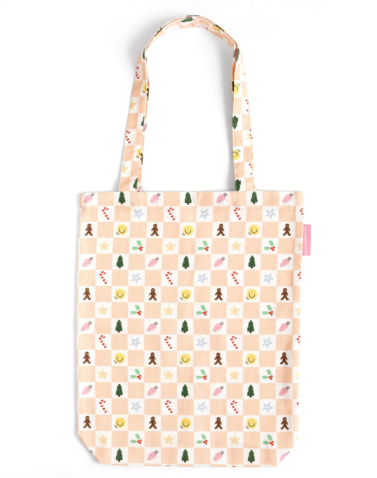 Checkerboard Holiday Tote item