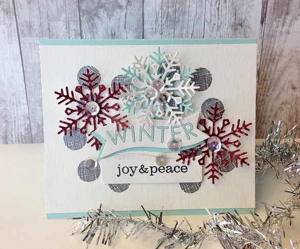 Winter Joy & Peace card by Dani gallery
