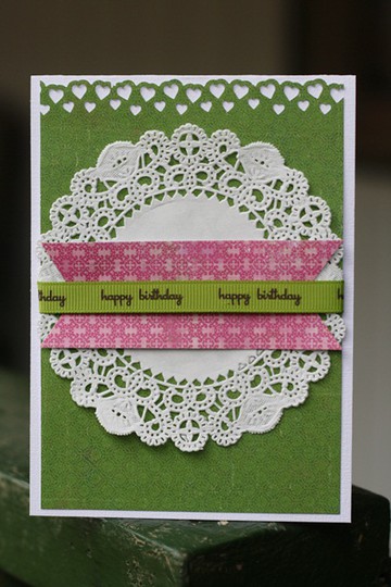 Doily challenge cards